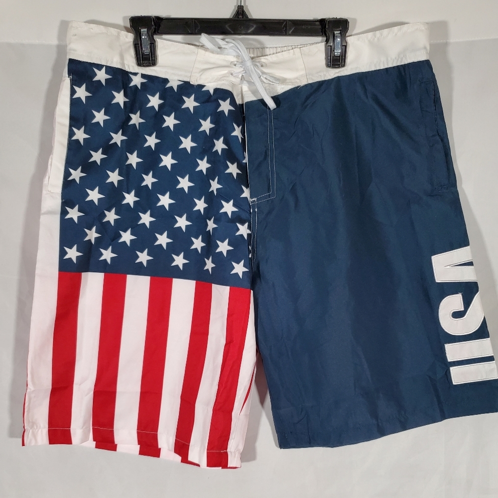 WORLD CALHOUN USA AMERICAN FLAG BOARD SHORTS